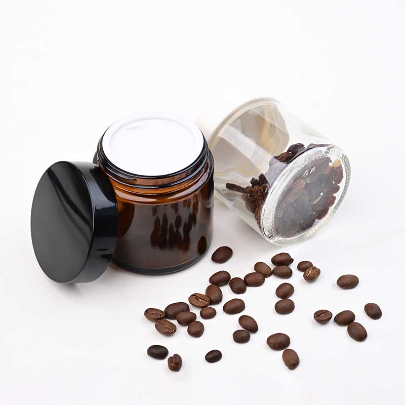 Coffee Tea Bean - ポータブルコーヒー豆保存ガラス瓶 130 ミリリットル防塵防湿使用ドライフルーツ、茶葉、コーヒー粉の保存に使用