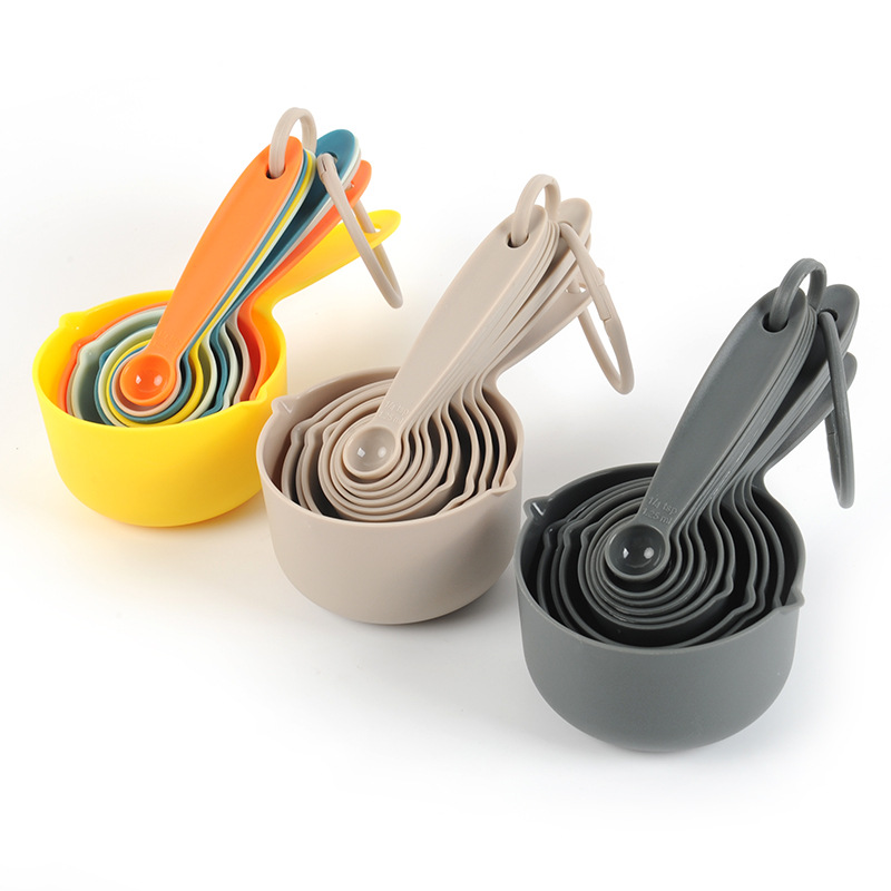 Coffee Tea Spoon - 5 個キッチンツール計量スプーンカップセットカラフルなハンドルティースプーンコーヒーシュガースクープケーキベーキング調理ガジェット