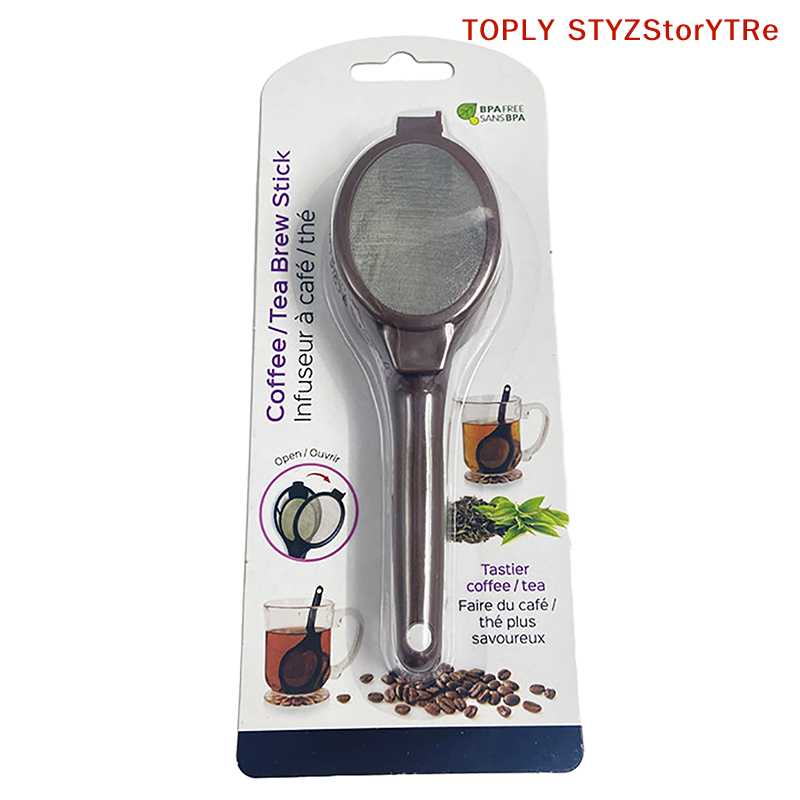 Coffee Tea Spoon - 1PC コーヒーカプセルパウダーフィルタースプーンティーインフューザー再利用可能なルーズリーフストレーナーバッグ