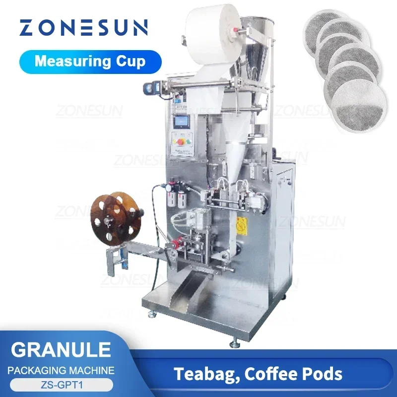Coffee Tea And Bean Leaf - ZONESUN ZS-GPT1 自動ティーバッグ充填シール機 粒状粉末茶葉コーヒー豆生産ライン