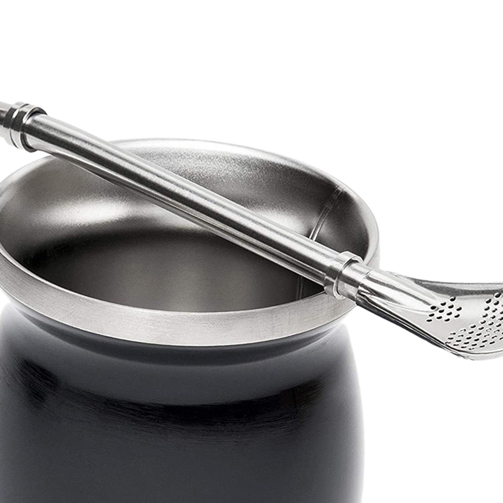 カップ ステンレス製 二重壁構造 マグカップ ストロー付き  - Coffee Tea Spoon のレビューと価格