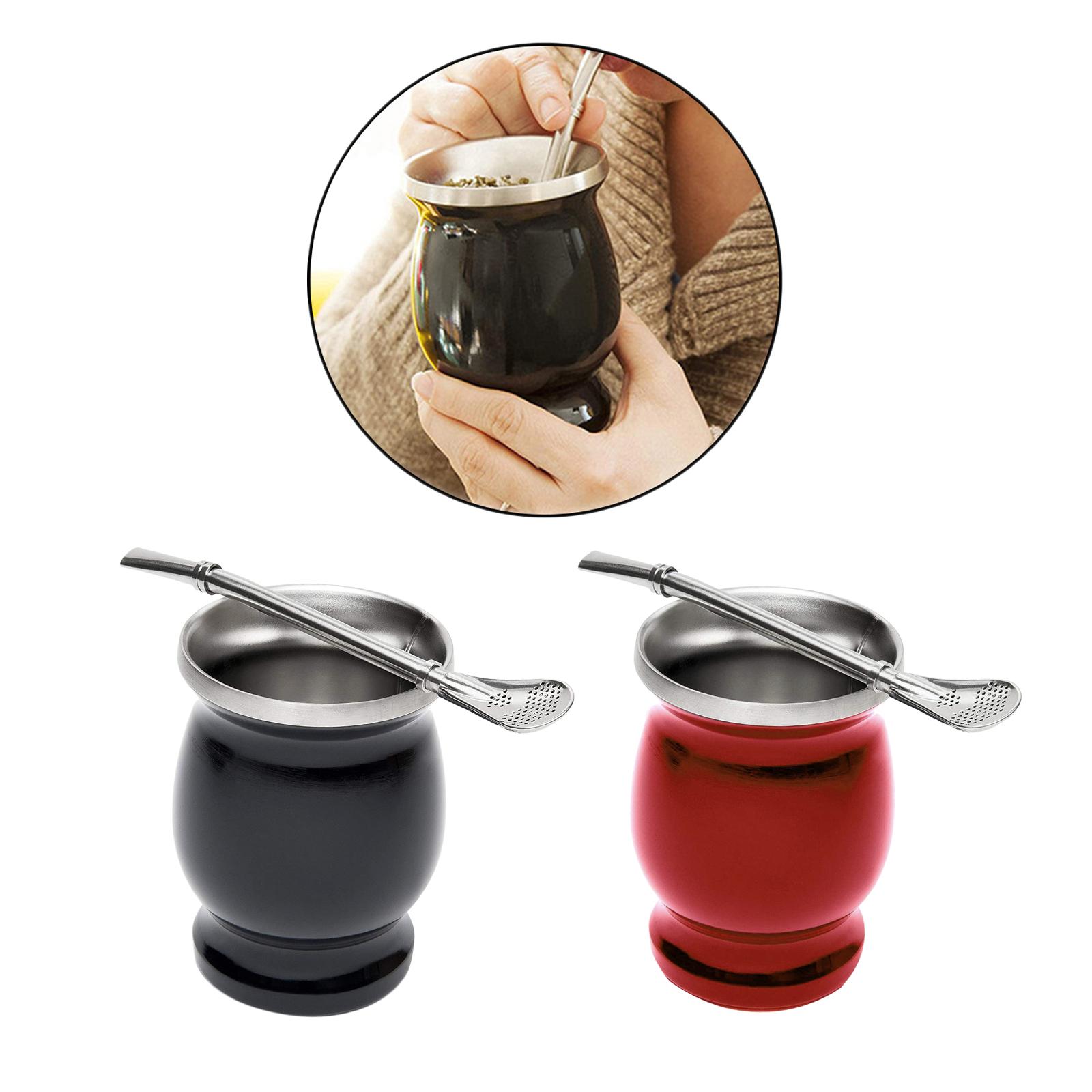 カップ ステンレス製 二重壁構造 マグカップ ストロー付き  - Coffee Tea Spoon のレビューと価格
