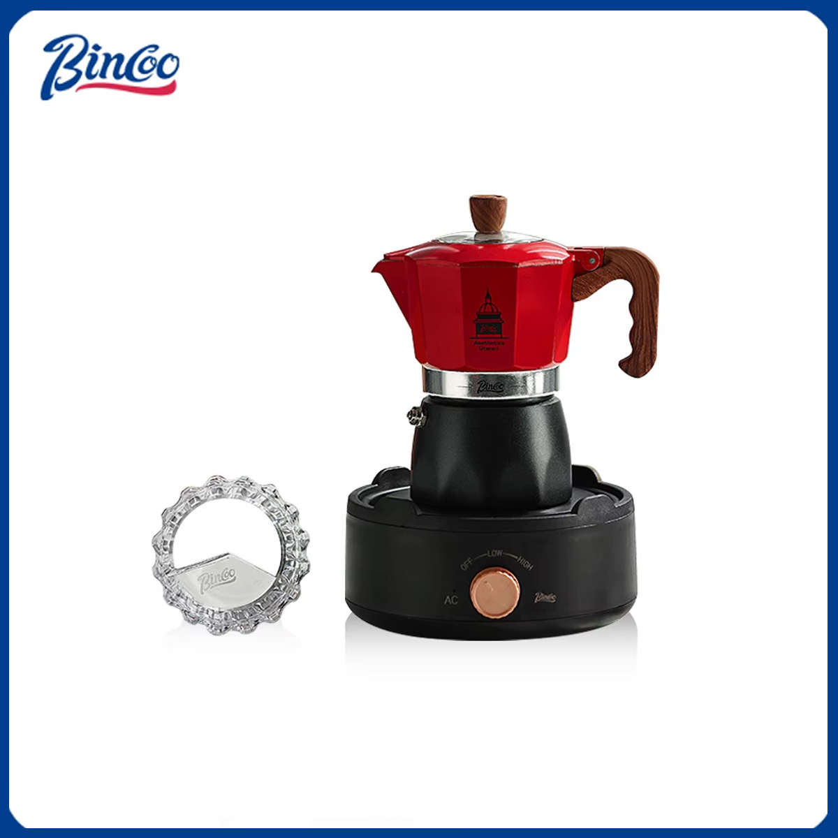 ビンクー ダブルバルブ コーヒーモカポット エスプレッソマシ - Moka Pot Stove のレビューと価格