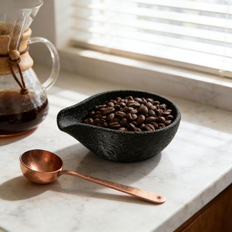 1個入りコーヒー豆計量カップ＆茶葉収納トレイ、コーヒー豆とリ - Coffee Tea And Bean Leaf のレビューと価格