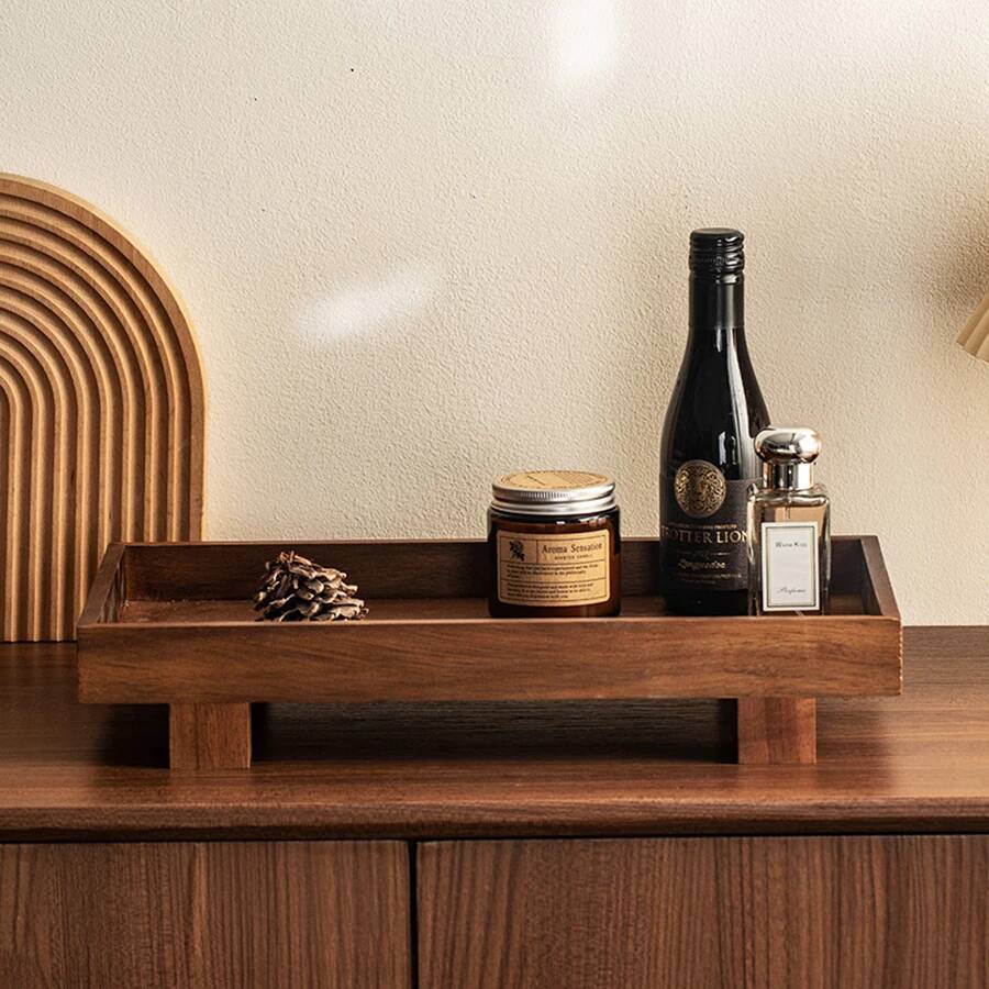 和風木製功夫茶道具レストランコーヒー収納サービングトレイ - Coffee Tea Japan のレビューと価格