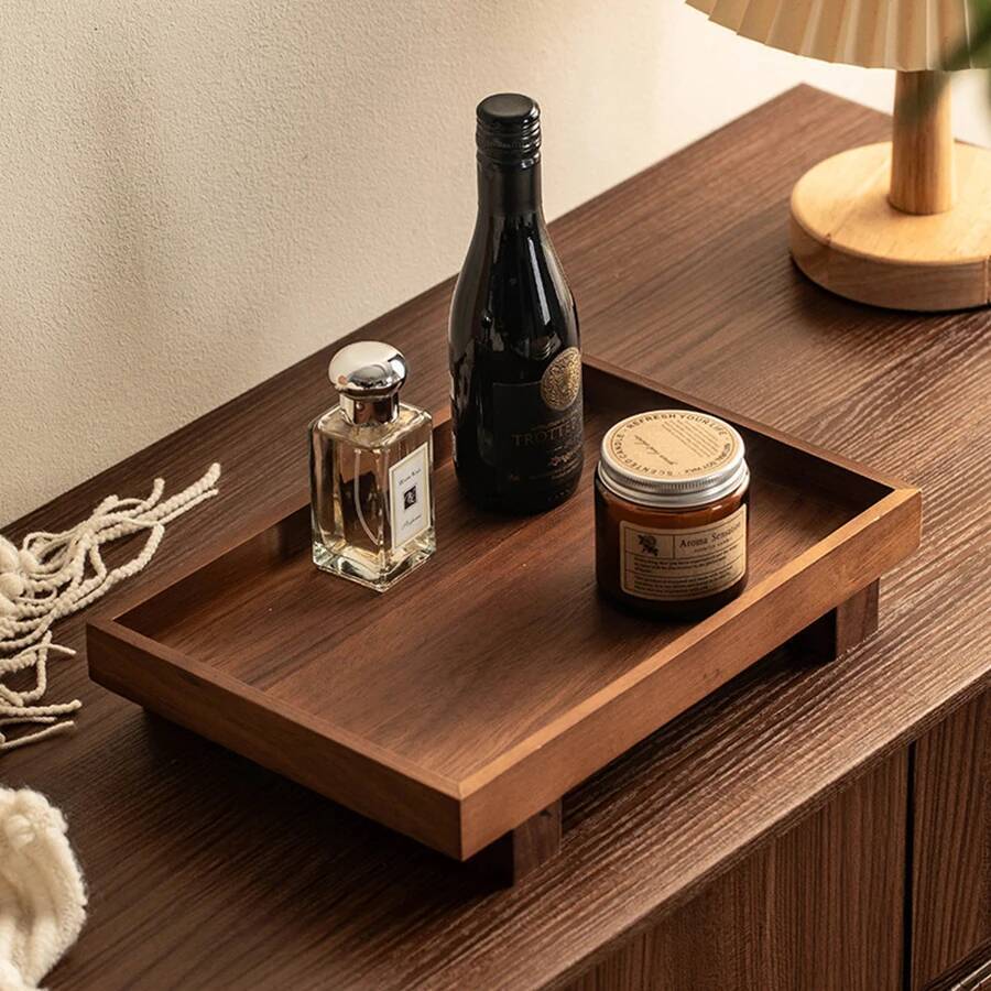 和風木製功夫茶道具レストランコーヒー収納サービングトレイ - Coffee Tea Japan のレビューと価格