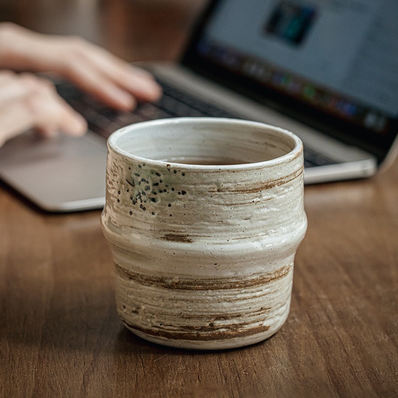 手作りセラミックティーカップ,日本の粗いコーヒーカップ,ヴィ - Coffee Tea Japan のレビューと価格