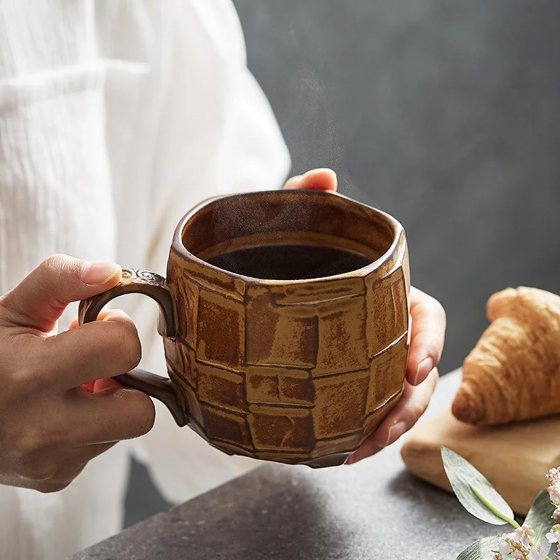 JUSTINLAU ヴィンテージ手作りセラミックマグクリエイ - Coffee Tea Japan のレビューと価格