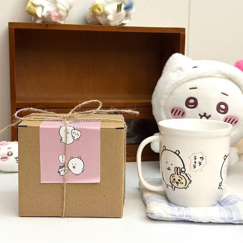 アニメちいかわジョークベア セラミックマグ ギフトボックス  - Coffee Tea Japan のレビューと価格