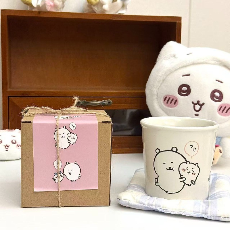 アニメちいかわジョークベア セラミックマグ ギフトボックス  - Coffee Tea Japan のレビューと価格