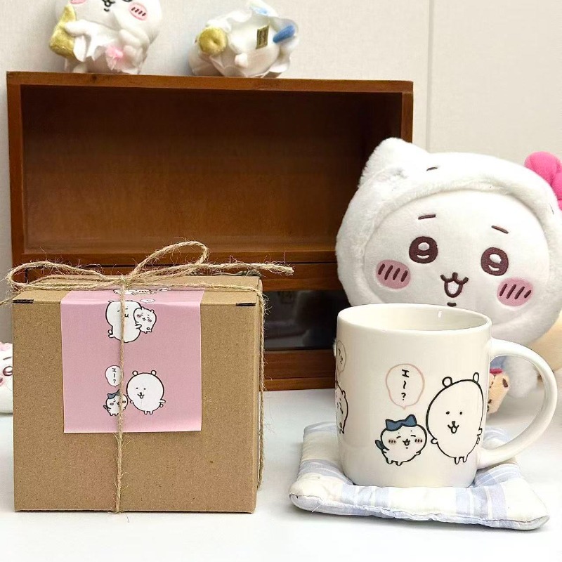 アニメちいかわジョークベア セラミックマグ ギフトボックス  - Coffee Tea Japan のレビューと価格