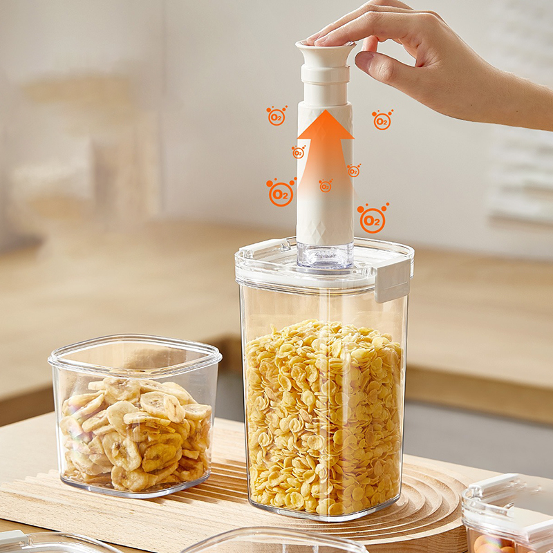 1個、真空密封ジャー、食品保存用防湿密封ジャー、穀物、シリア - Coffee Tea And Bean Leaf のレビューと価格