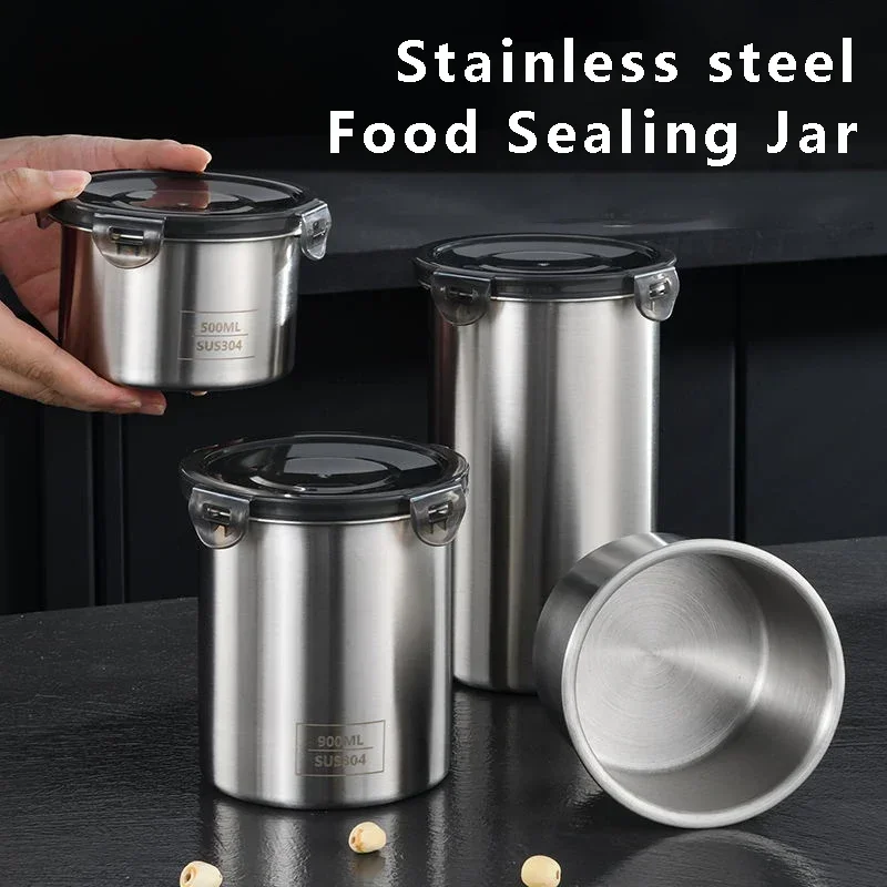 ステンレス製食品容器,密閉容器,コーヒー豆,スナック収納缶, - Coffee Tea And Bean Leaf のレビューと価格