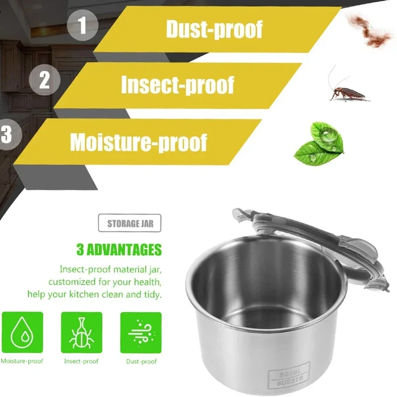 ステンレス製食品容器,密閉容器,コーヒー豆,スナック収納缶, - Coffee Tea And Bean Leaf のレビューと価格