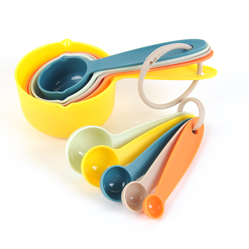 5 個キッチンツール計量スプーンカップセットカラフルなハンド - Coffee Tea Spoon のレビューと価格