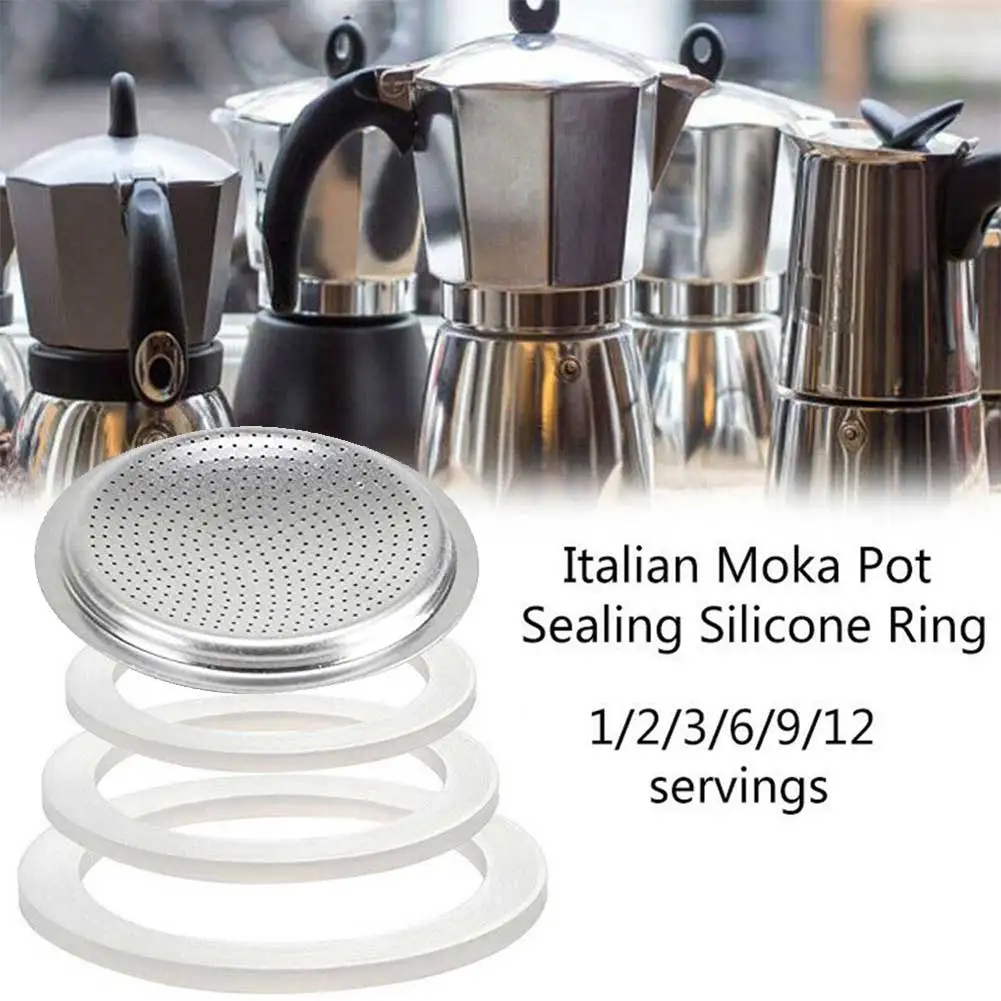 1 セット高温耐性シリコーンゴムガスケットシールモカポットエ - Moka Pot Stove のレビューと価格