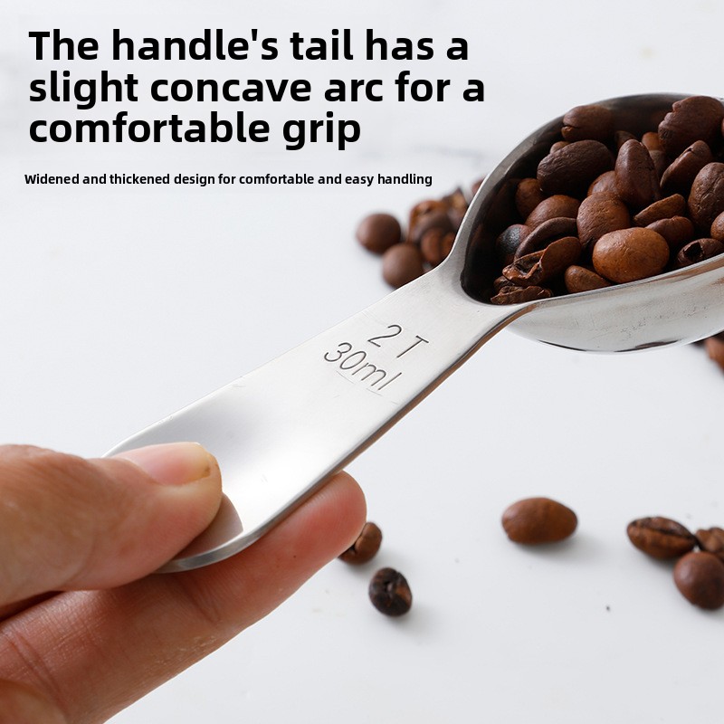 厚みのあるステンレス製コーヒースプーン 15ml 30ml  - Coffee Tea Spoon のレビューと価格