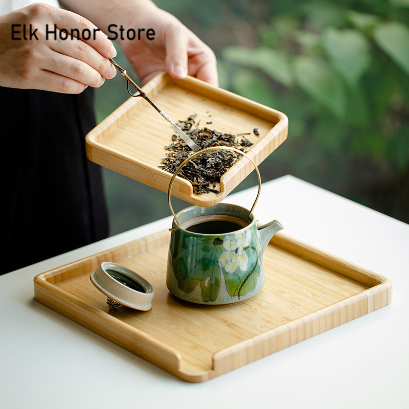中国の竹製フードトレイ、プアティーボックス、オープンナイフ、 - Bamboo Tea Tray のレビューと価格