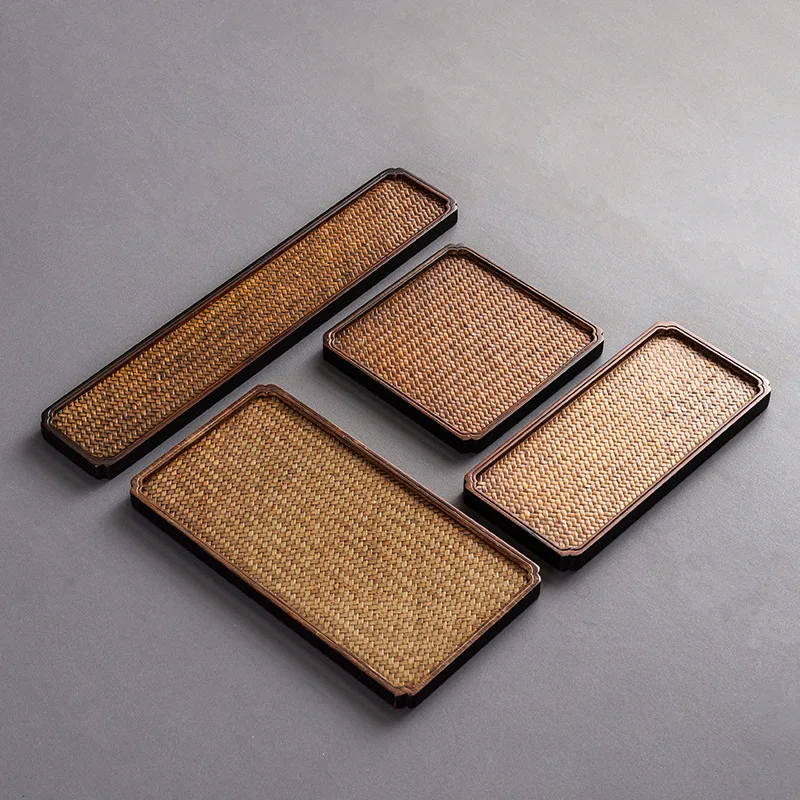竹製茶盆、乾茶用テーブル、小型急須ホルダー、茶マット、中国風 - Bamboo Tea Tray のレビューと価格