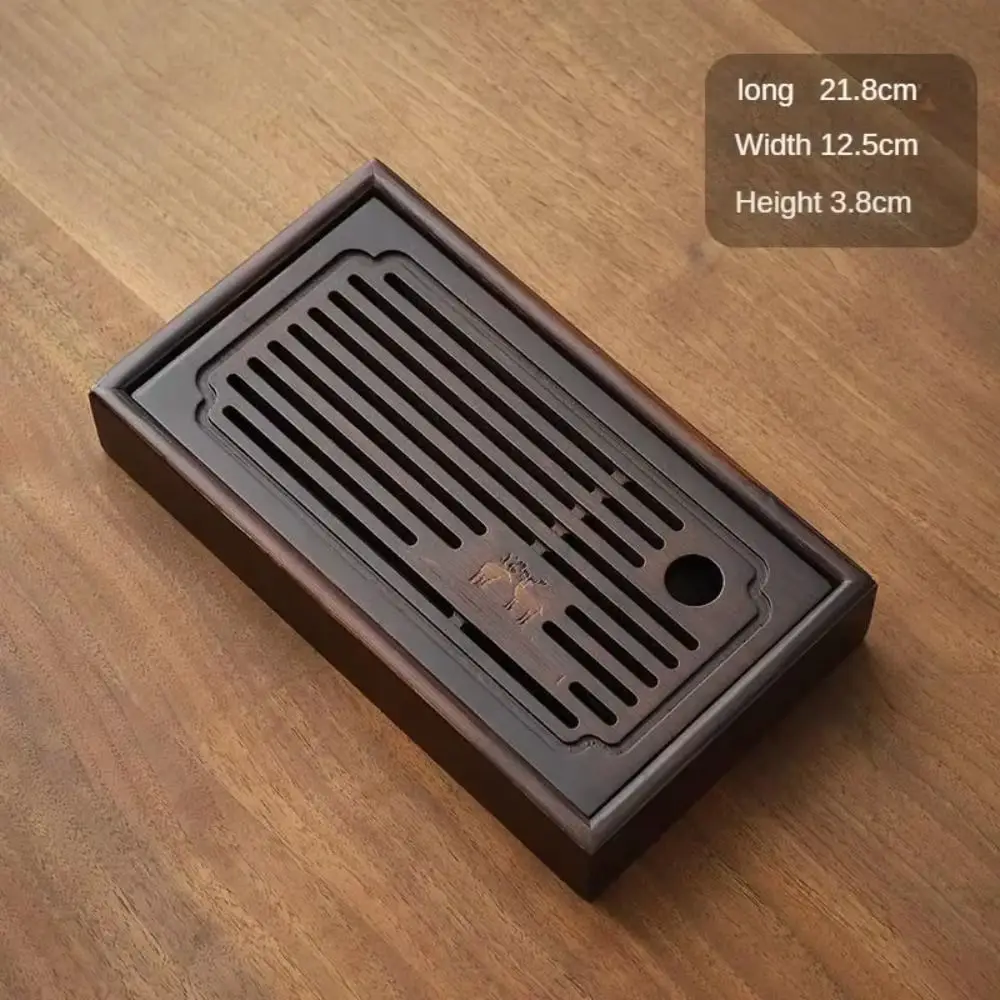 ミニ天然竹中国茶盆長方形取り外し可能な茶排水板排水シンプルな - Bamboo Tea Tray のレビューと価格