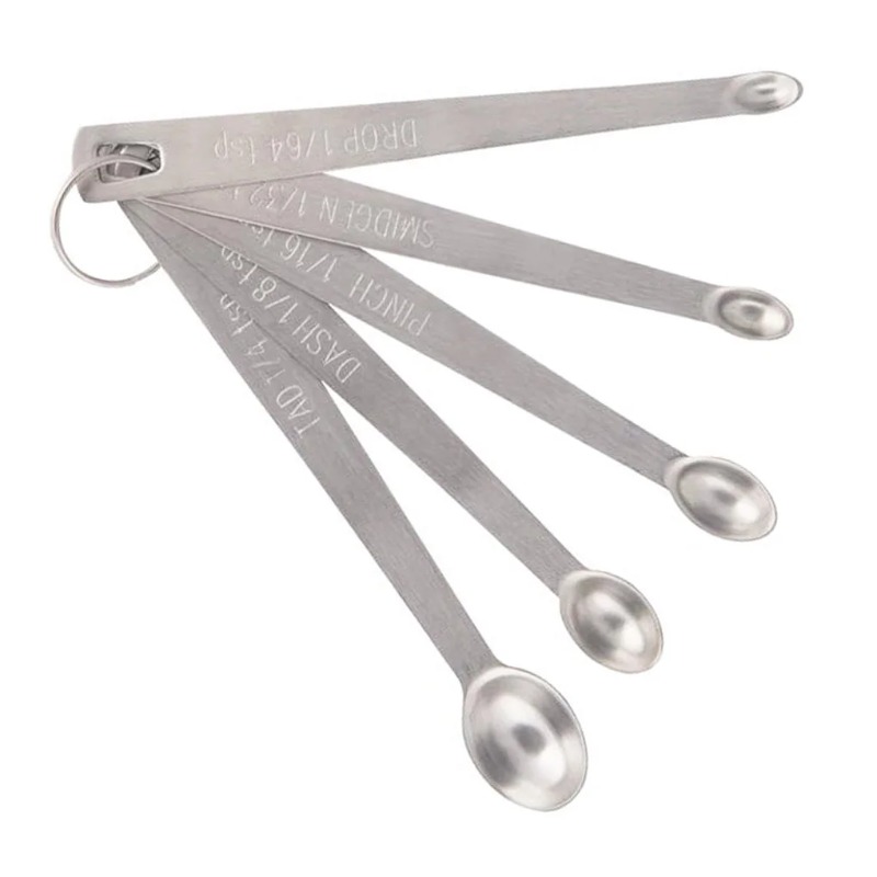 5個/セット 小さな計量スプーン ステンレス鋼 コーヒー 紅 - Coffee Tea Spoon のレビューと価格