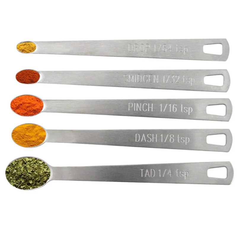5個/セット 小さな計量スプーン ステンレス鋼 コーヒー 紅 - Coffee Tea Spoon のレビューと価格