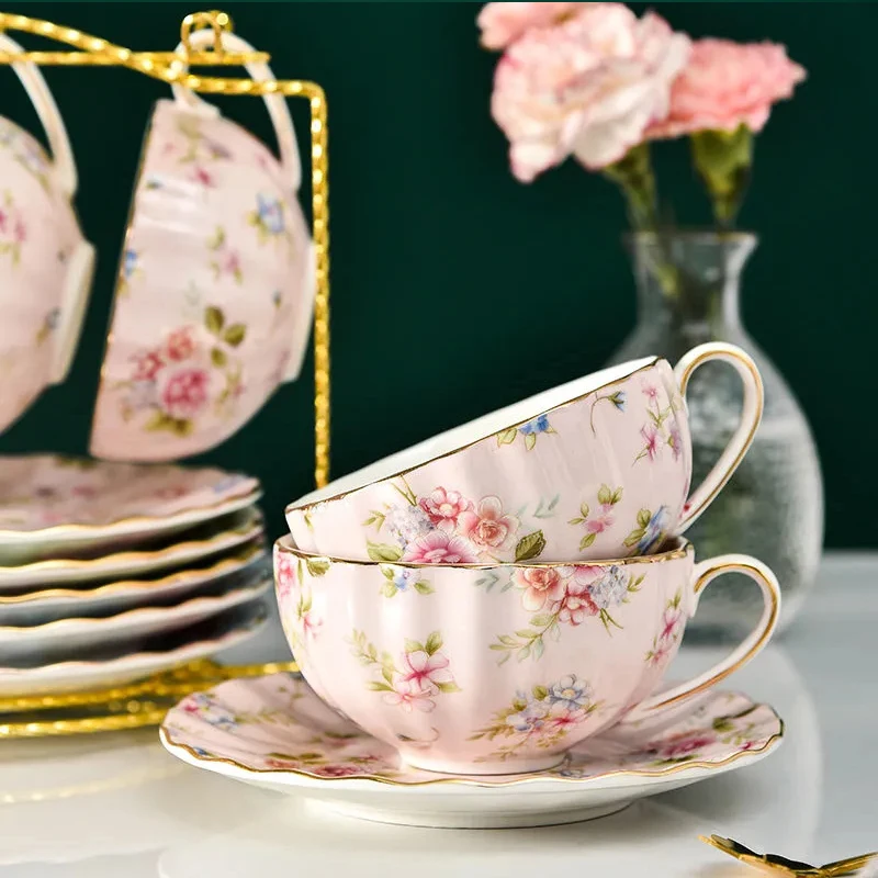 3個セット/パストラルスタイル花柄ティーセット セラミックコ - Coffee Tea Spoon のレビューと価格