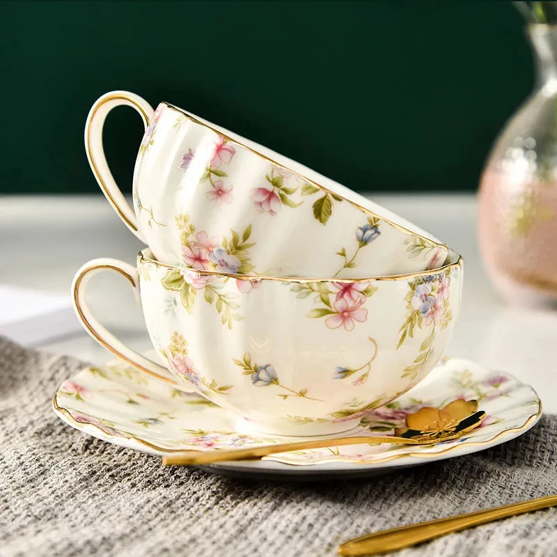 3個セット/パストラルスタイル花柄ティーセット セラミックコ - Coffee Tea Spoon のレビューと価格