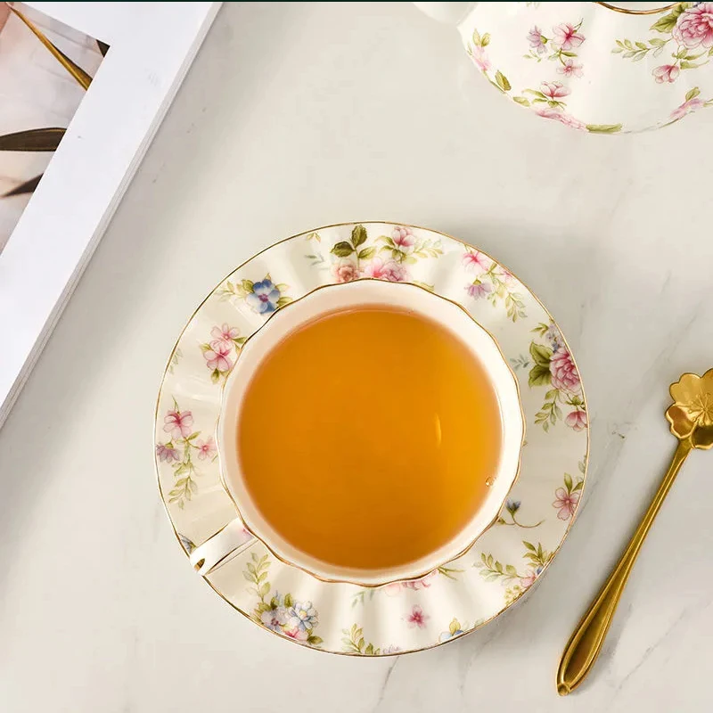 3個セット/パストラルスタイル花柄ティーセット セラミックコ - Coffee Tea Spoon のレビューと価格