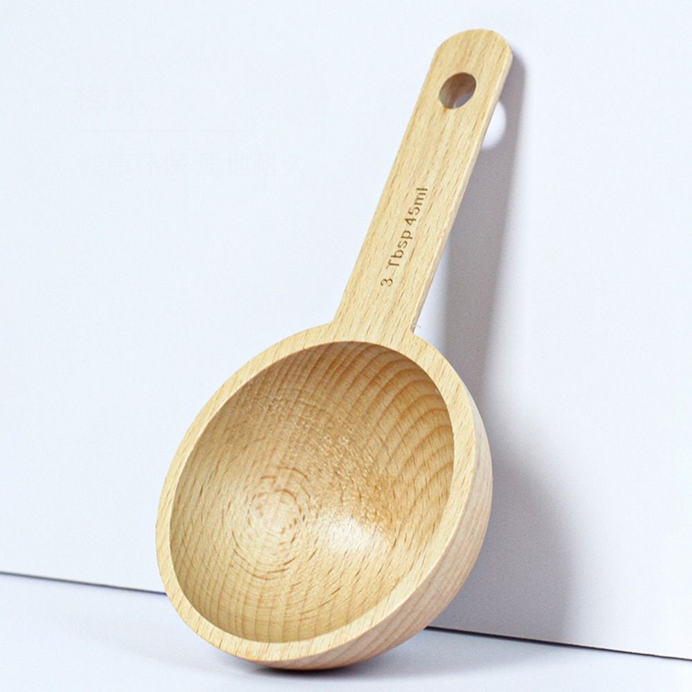 ポータブル大さじ計量スプーンクルミ木製7.5/10/15/3 - Coffee Tea Spoon のレビューと価格