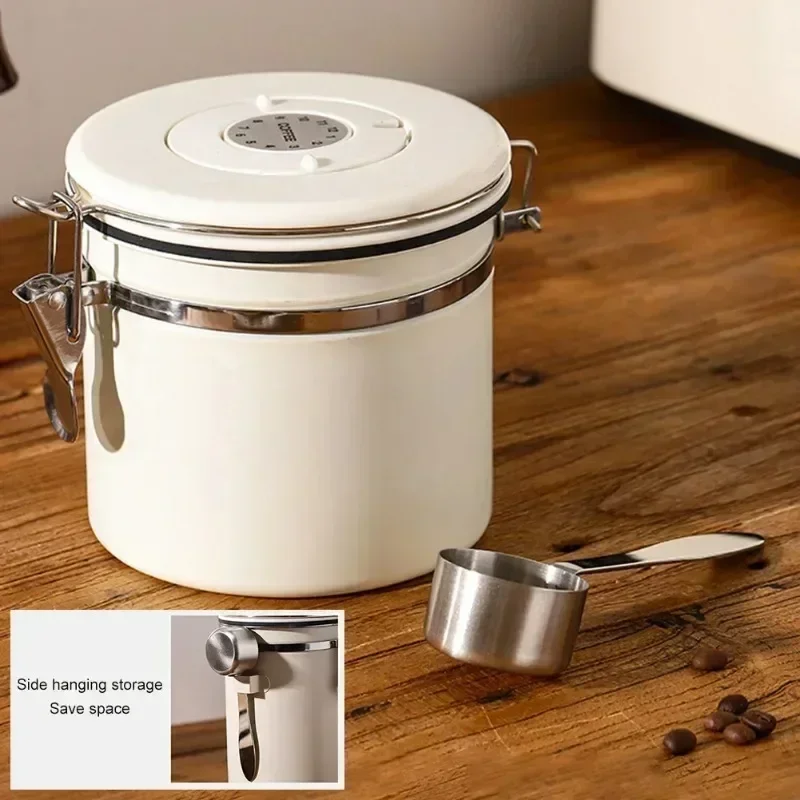 コーヒー缶、気密ステンレス製キッチン食品保存容器、日付トラッ - Coffee Tea Etc のレビューと価格