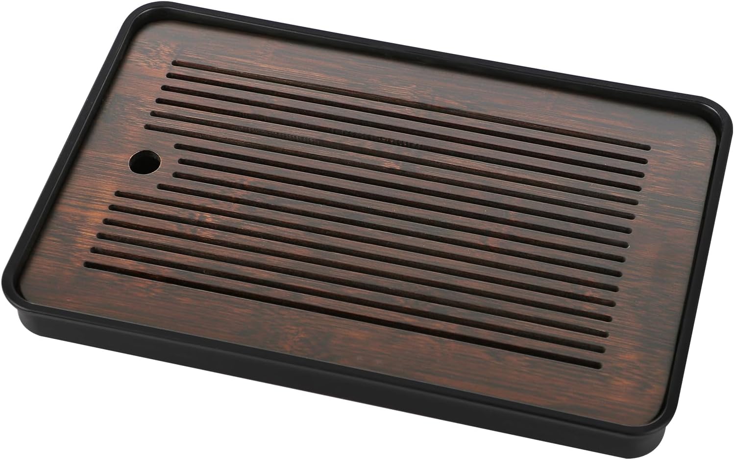 天然竹製茶盆 隠し水槽付き 取り外し可能なカンフー茶器台座  - Bamboo Tea Tray のレビューと価格