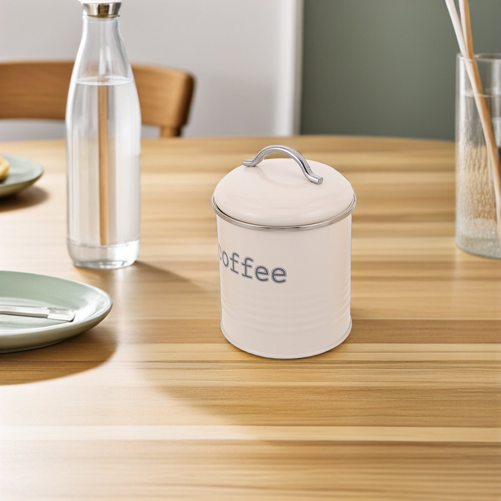 3個セット 密閉コーヒー豆容器セット 気密茶葉砂糖キャニスタ - Coffee Tea Bean のレビューと価格