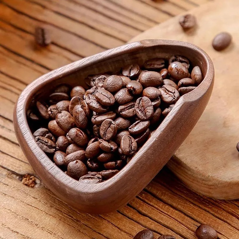 コーヒー豆用量トレイ無垢材クルミ豆シャベルスクープメジャーテ - Coffee Tea Bean のレビューと価格