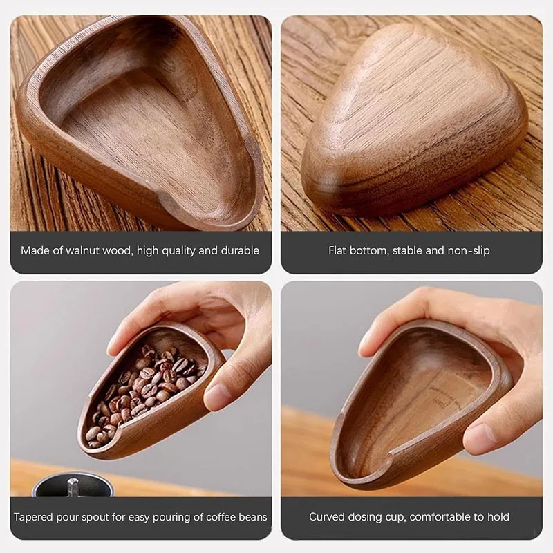 コーヒー豆用量トレイ無垢材クルミ豆シャベルスクープメジャーテ - Coffee Tea Bean のレビューと価格